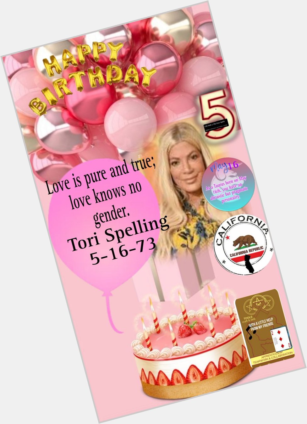 Happy 50th birthday, Tori Spelling     