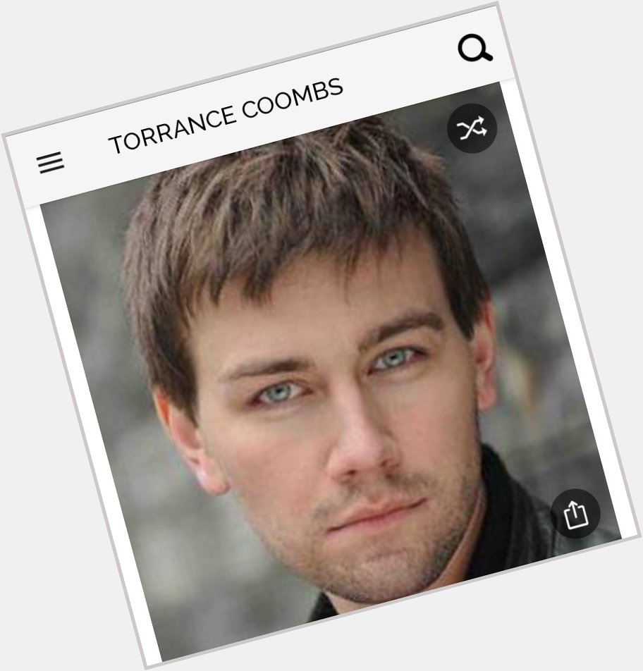Happy birthday to this great actor. Happy birthday to Torrance Coombs 