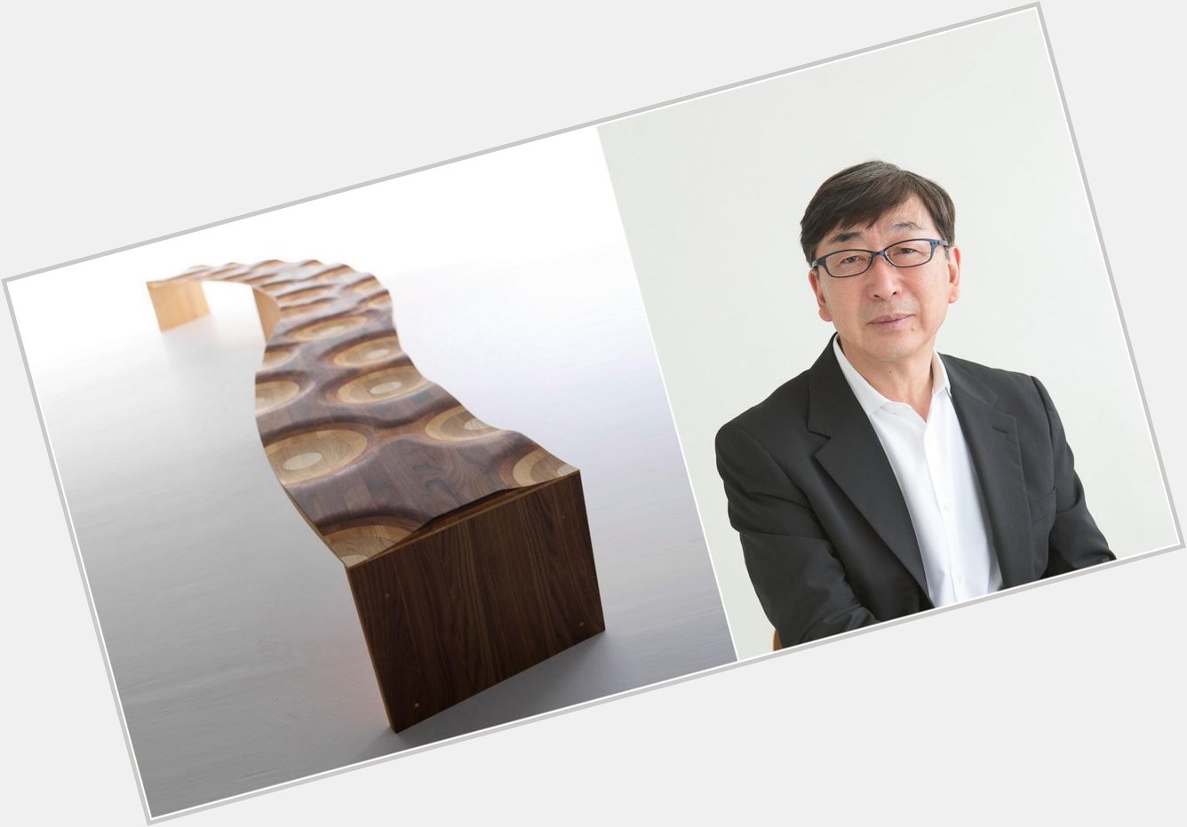 Happy Birthday Toyo Ito! He designed RIPPLES bench for he turned 74 years old!  