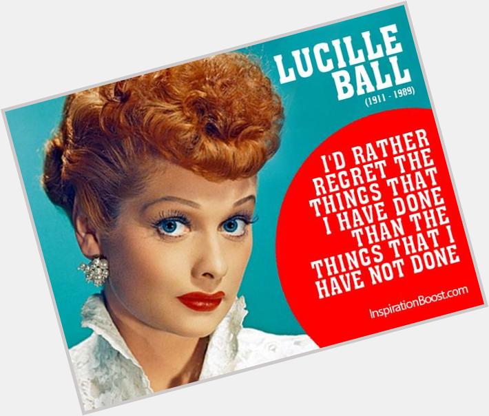 Happy 103rd Birthday to the late, great Lucille Ball!  Whats your favorite Episode? 