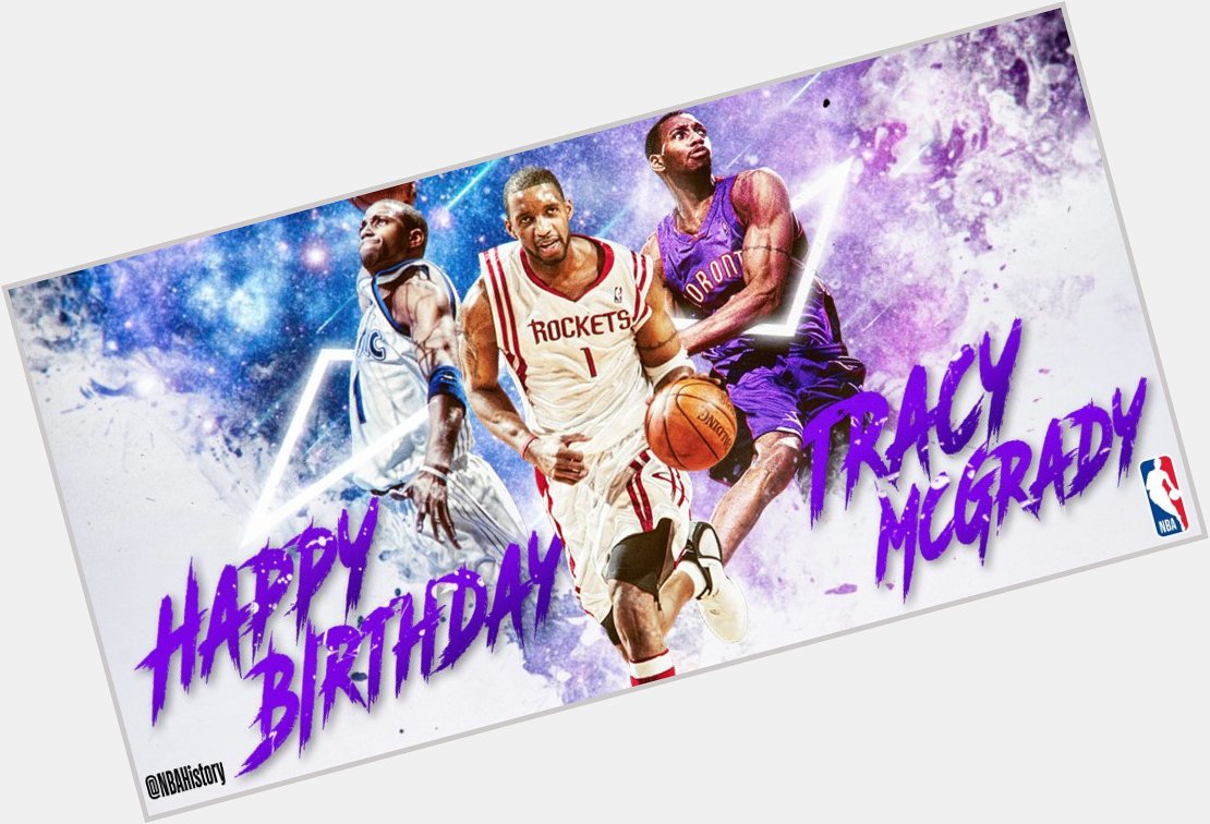 Happy 39th Birthday to 7x All-Star and 2x Scoring Champ, Hall of Famer TRACY McGRADY! 