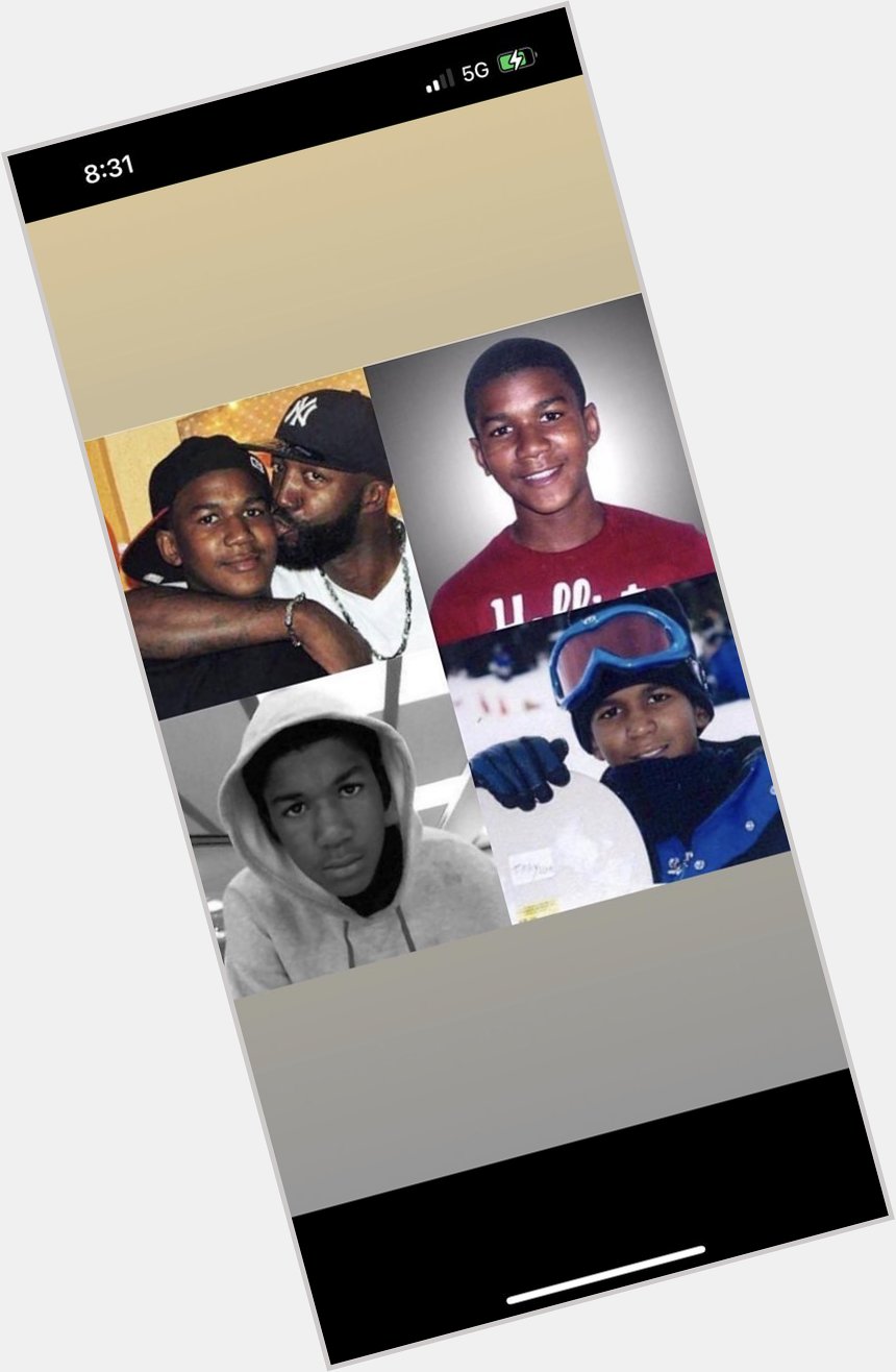 Happy birthday Trayvon Martin..
He would of been 28 years old today.. 