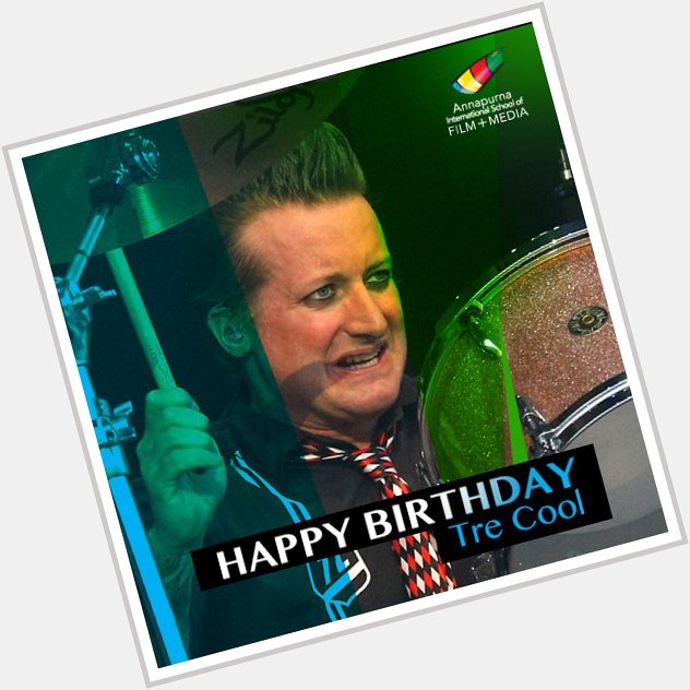 Wishing Green Day drummer, Tre Cool a very Happy Birthday!   