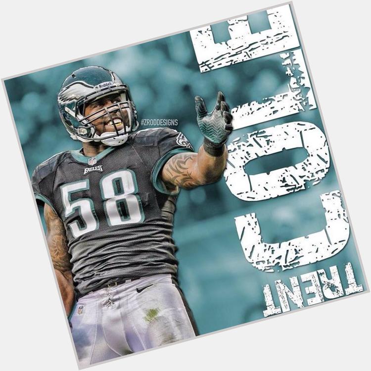 Defensive line is eating up!!!! Trent Cole on the sack/FF!! Happy Birthday 