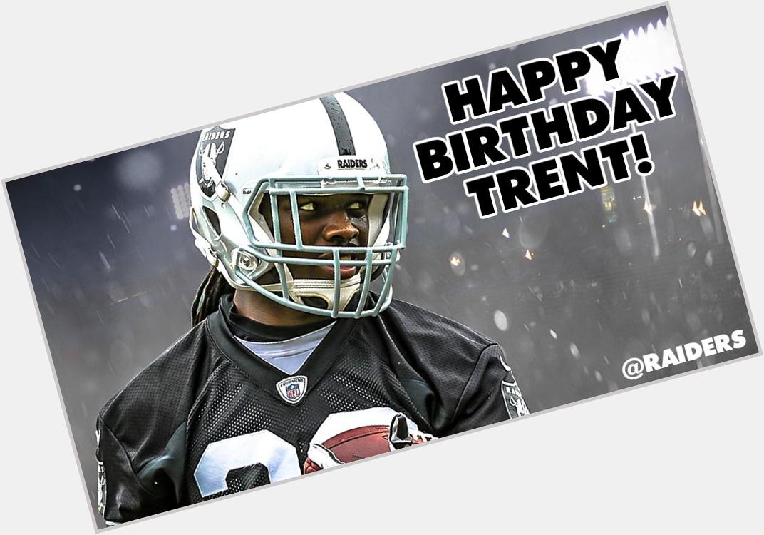 Happy Birthday to Raiders running back Trent Richardson! 