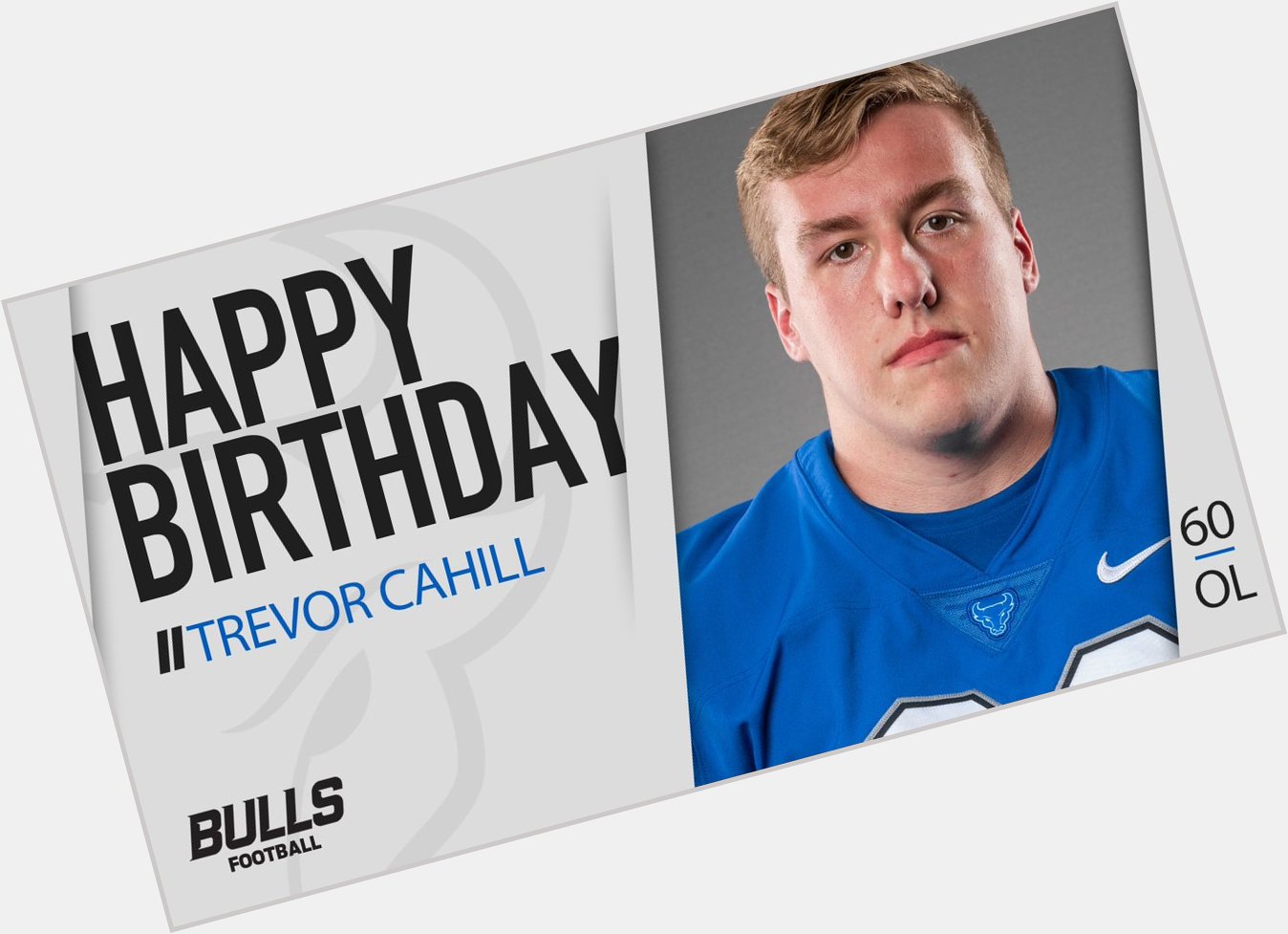 Happy Birthday to Bulls OL Trevor Cahill! I 