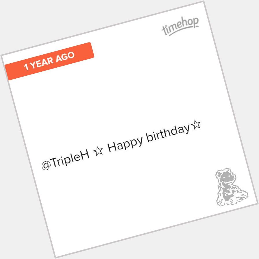 Look at what was in my  Happy Birthday triple H 