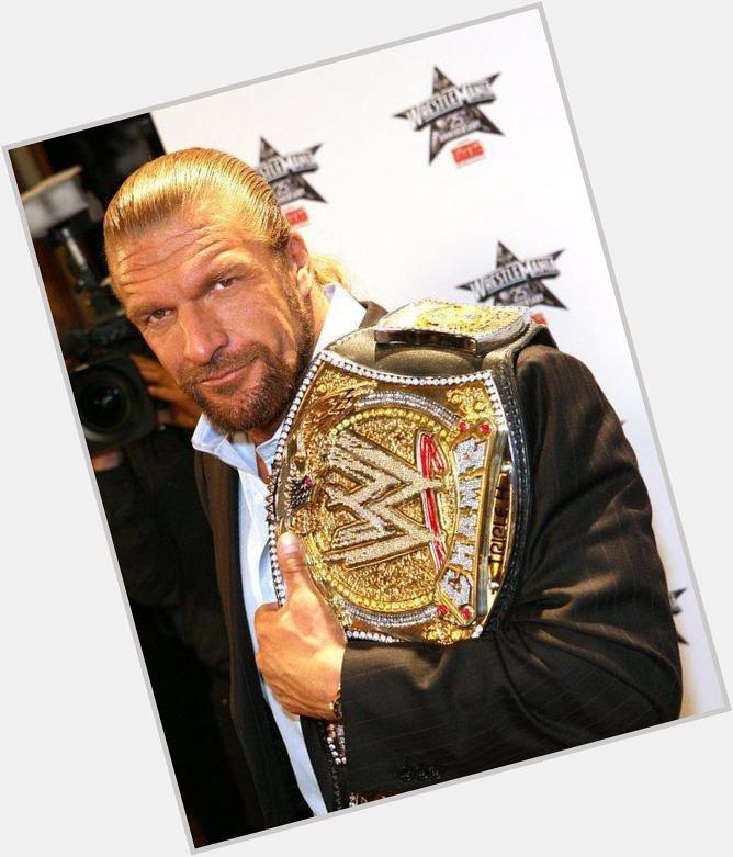 Happy birthday to The Game Triple H!!! I hope you had a great day!   