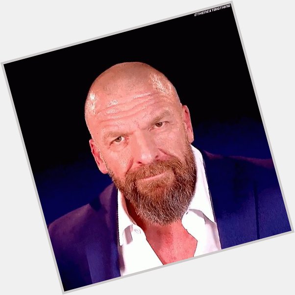 Bow down to the king. The man that will one day lead WWE into a great product. Happy birthday Triple H  