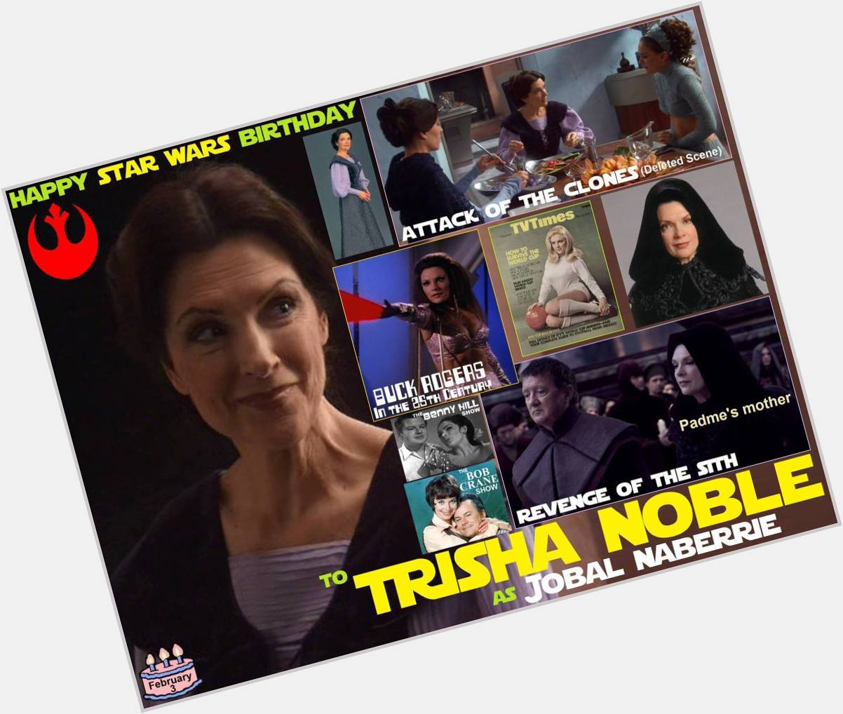 2-03 Happy birthday to Trisha Noble.  