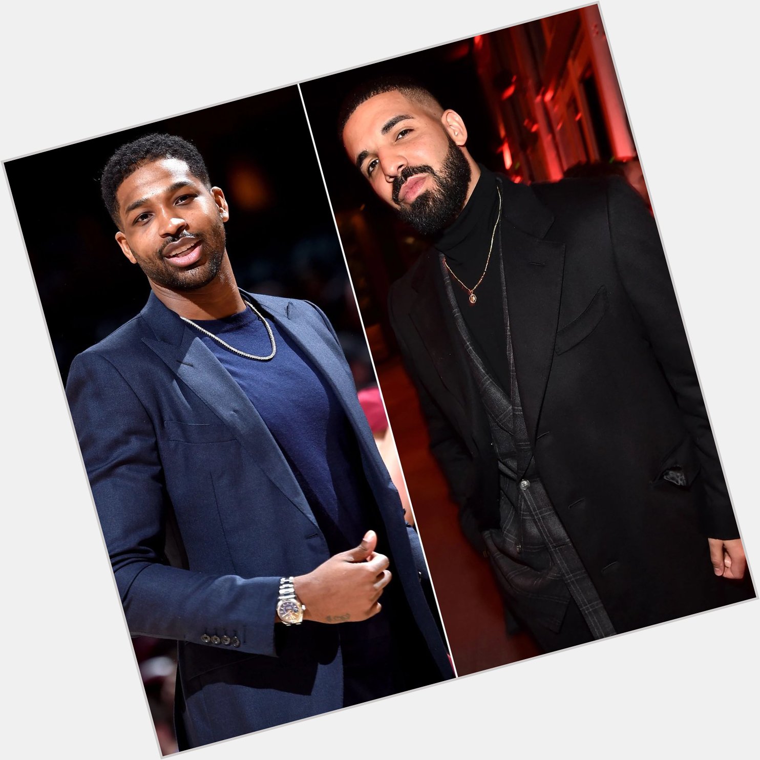 Drake wishes Tristan Thompson a happy birthday on Instagram. 