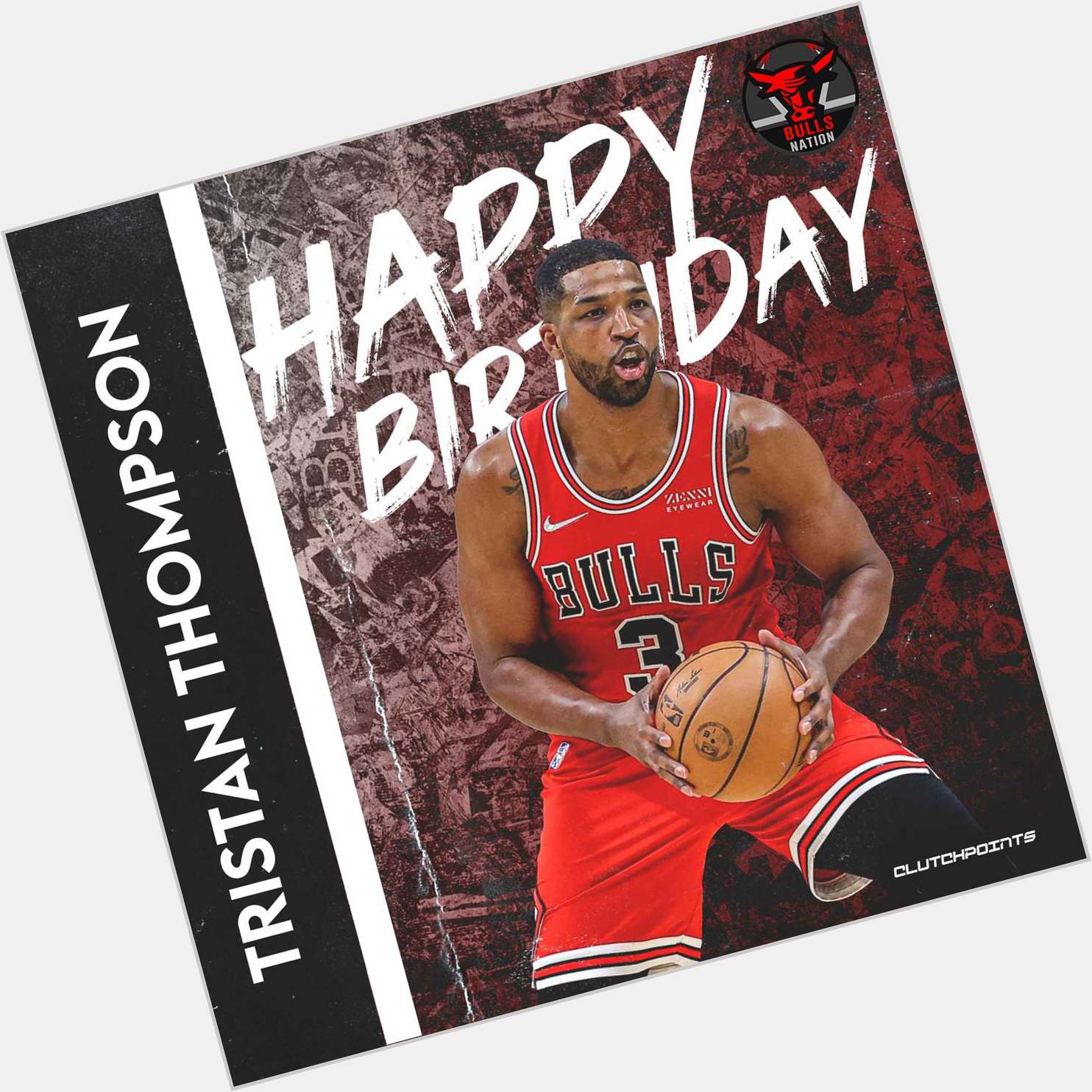 Bulls Nation, join us in wishing Tristan Thompson a happy 31st birthday! 