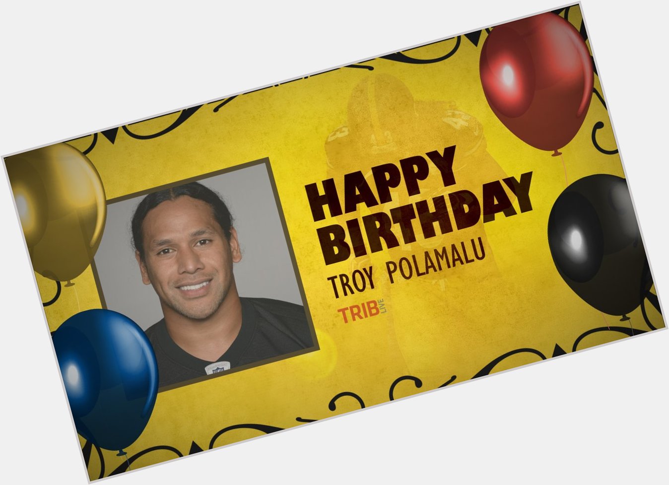 Happy Birthday, Troy Polamalu! 