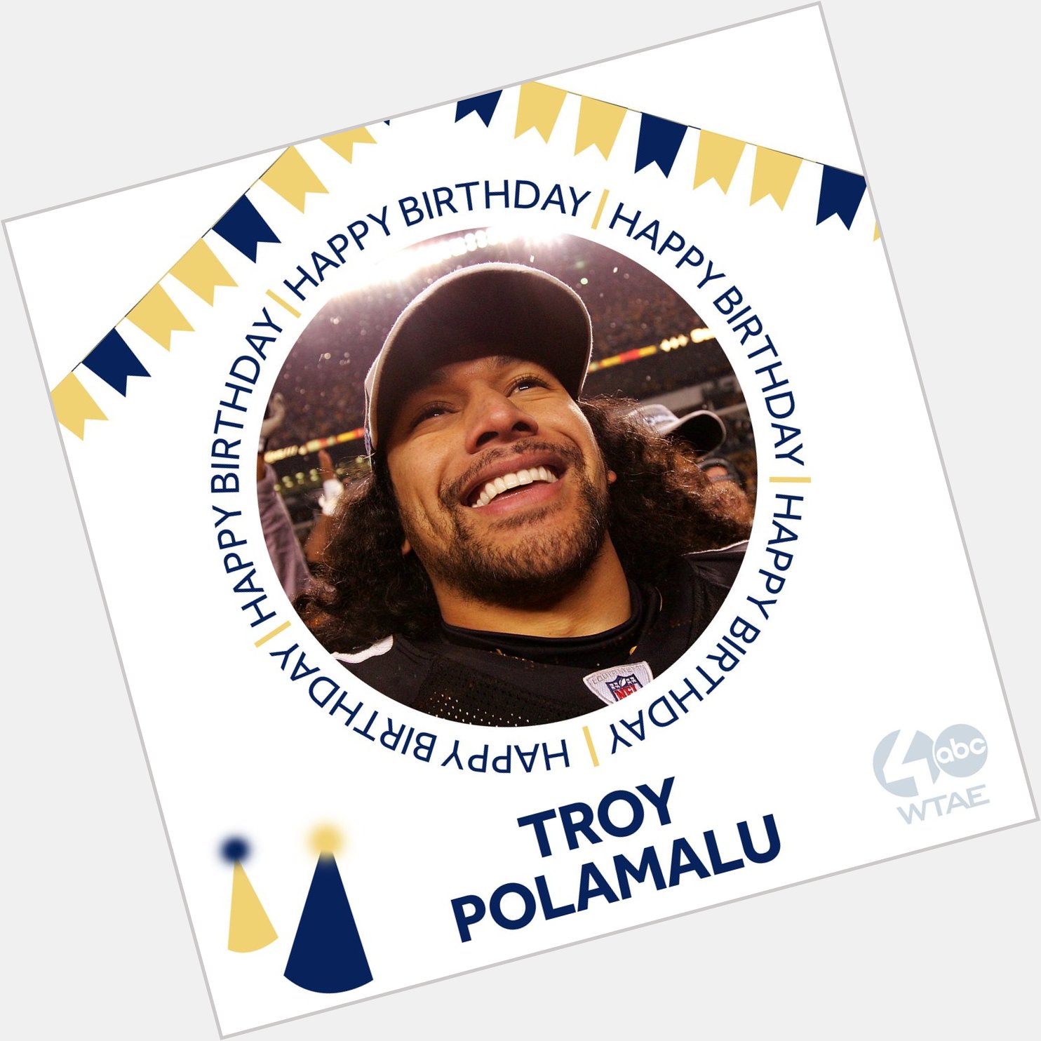 Happy birthday No. 43! Hall of Famer Troy Polamalu is celebrating his 42nd birthday    