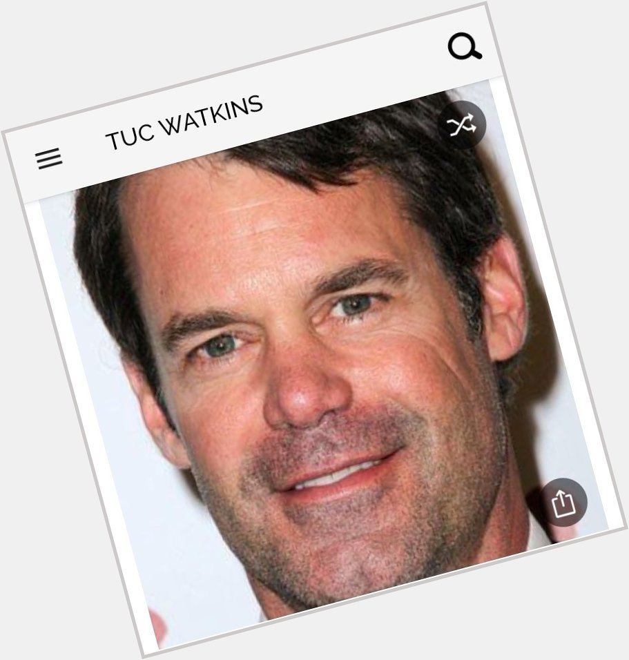 Happy birthday to this great actor.  Happy birthday to Tuc Watkins 