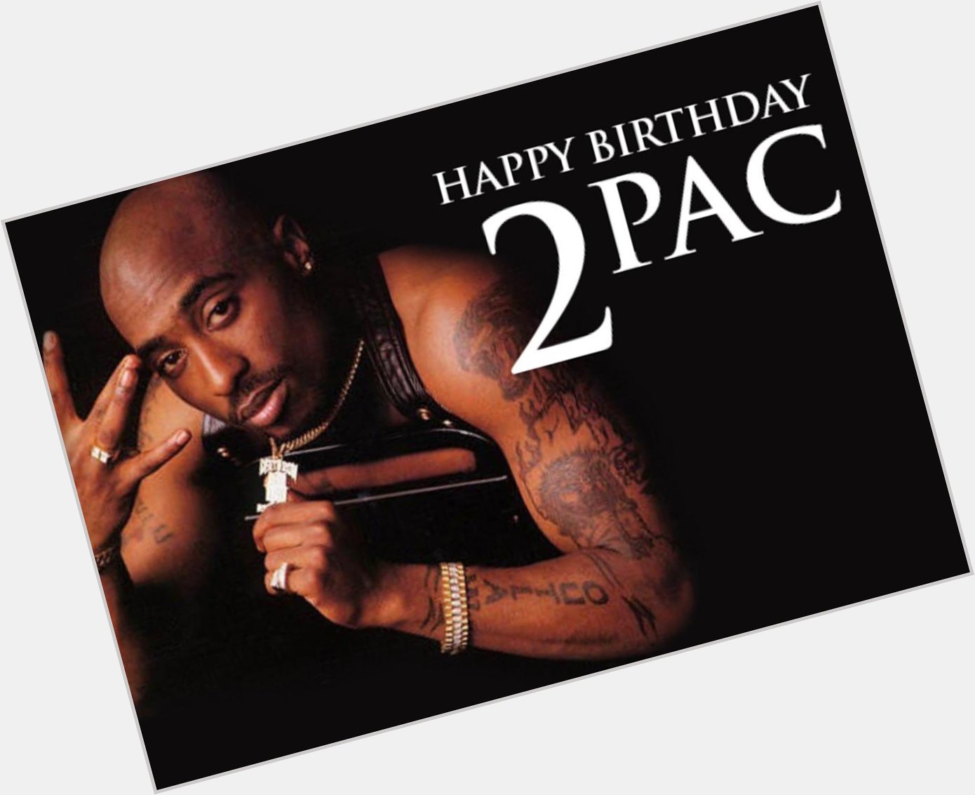 Happy Birthday to ICON Tupac Shakur      