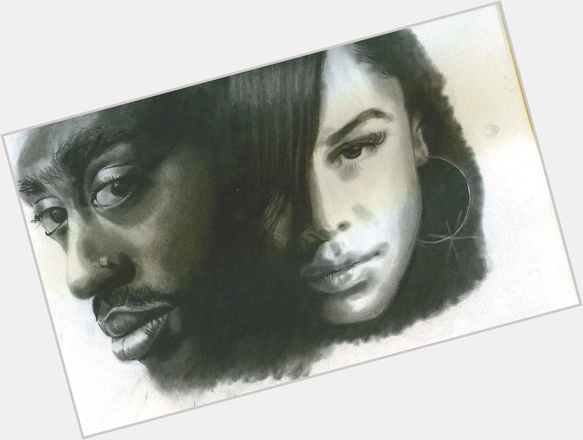 Happy birthday to the late great, Tupac Shakur. Here s a drawing I did when I was 16 