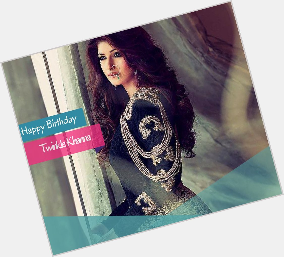 Attire World wishes adorable actress Twinkle Khanna a very Happy Birthday! 
