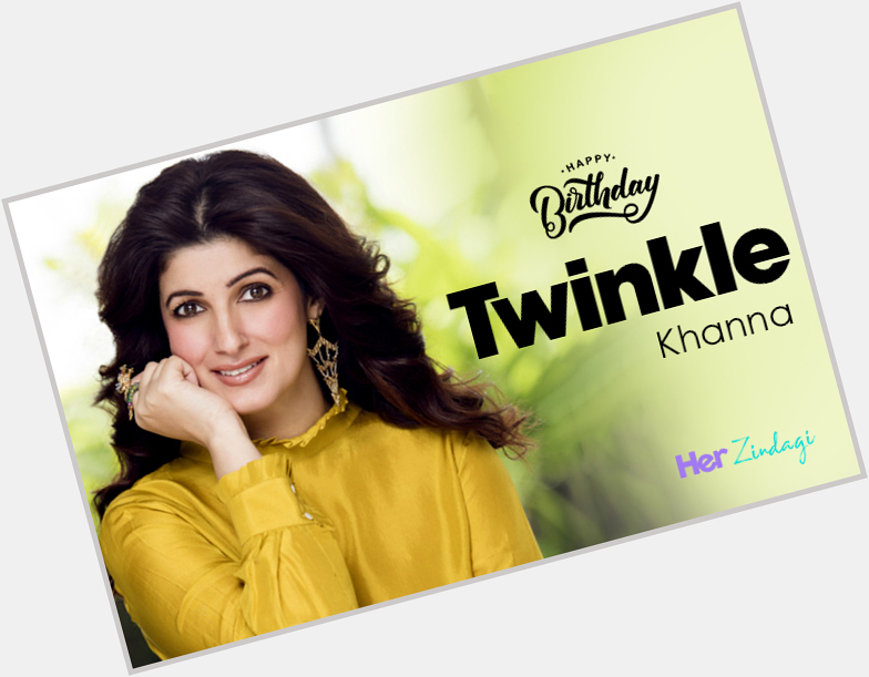 Here\s wishing the gorgeous Twinkle Khanna a very Happy Birthday.  