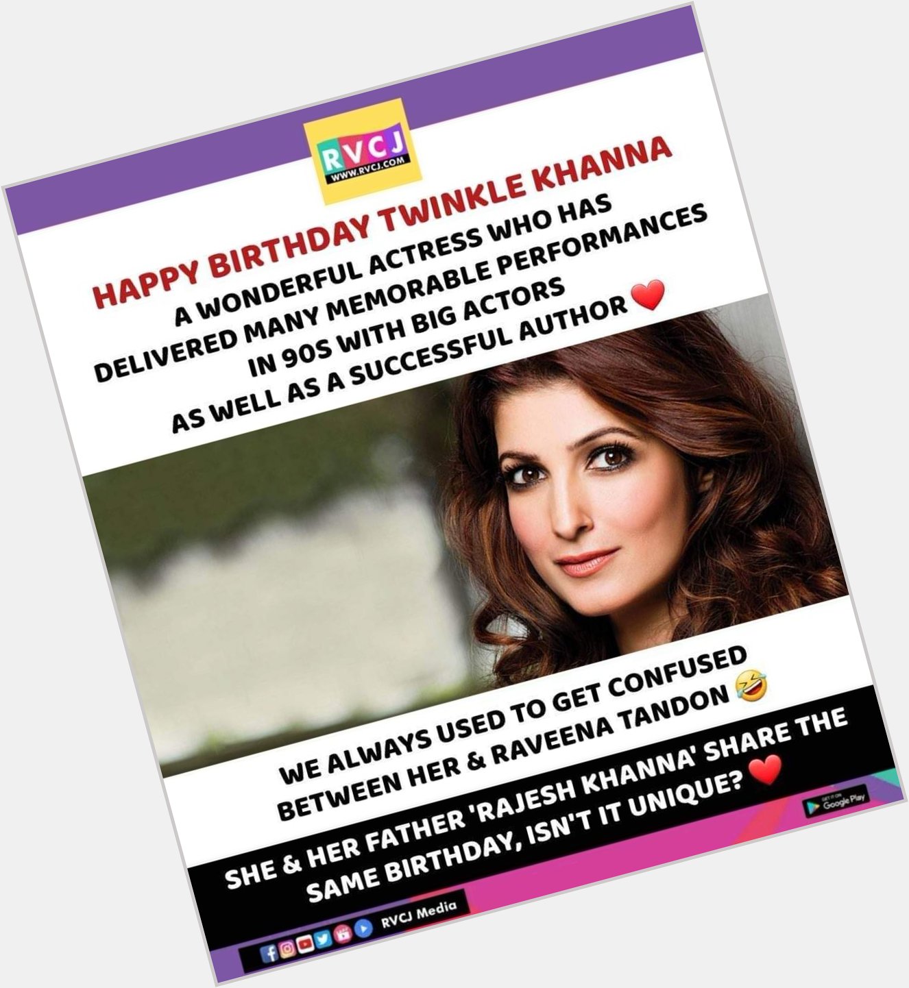 Happy Birthday Twinkle Khanna!    