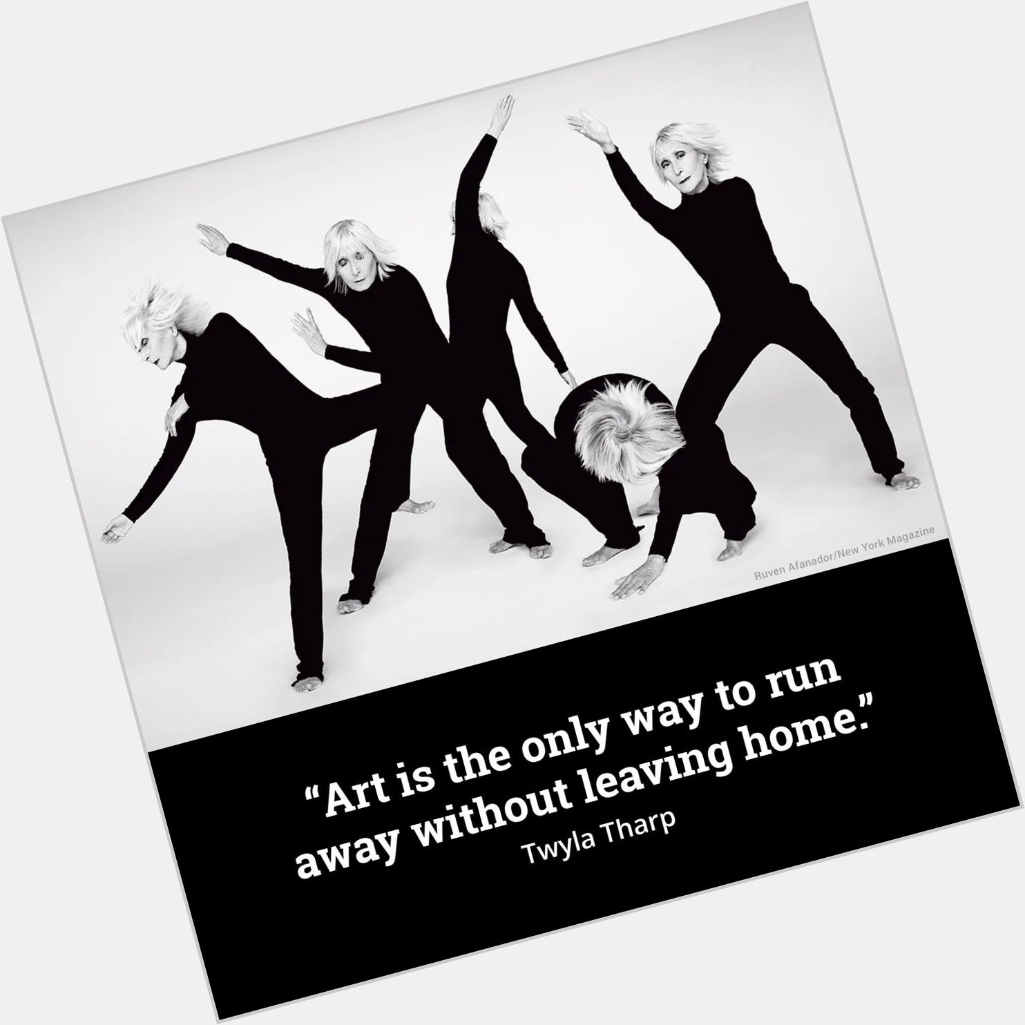 Happy birthday, Twyla Tharp! The American dancer, choreographer, and author turns 80 years young today. 