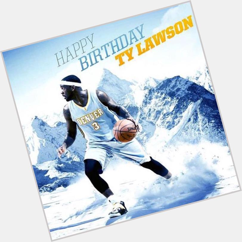 Happy birthday to Nuggets point guard Ty Lawson! 