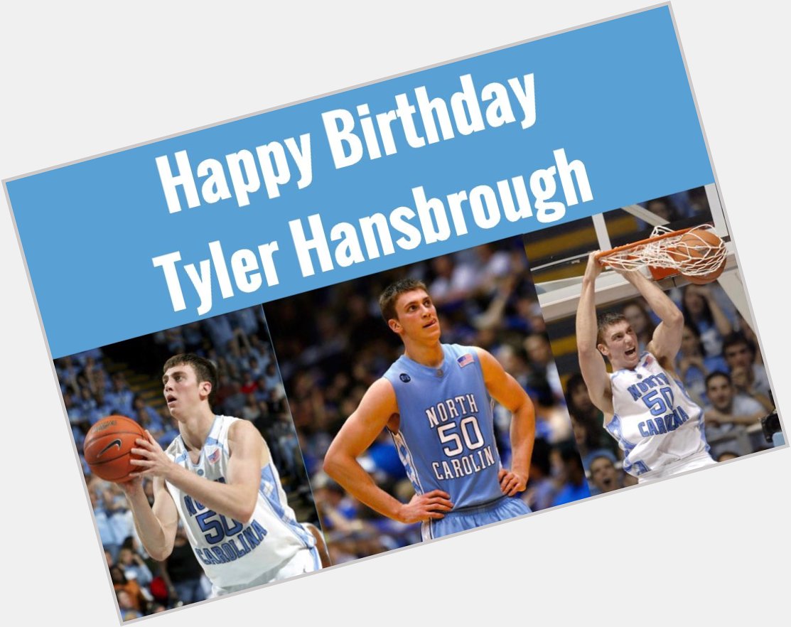 Happy 33rd Birthday to Tyler Hansbrough (       