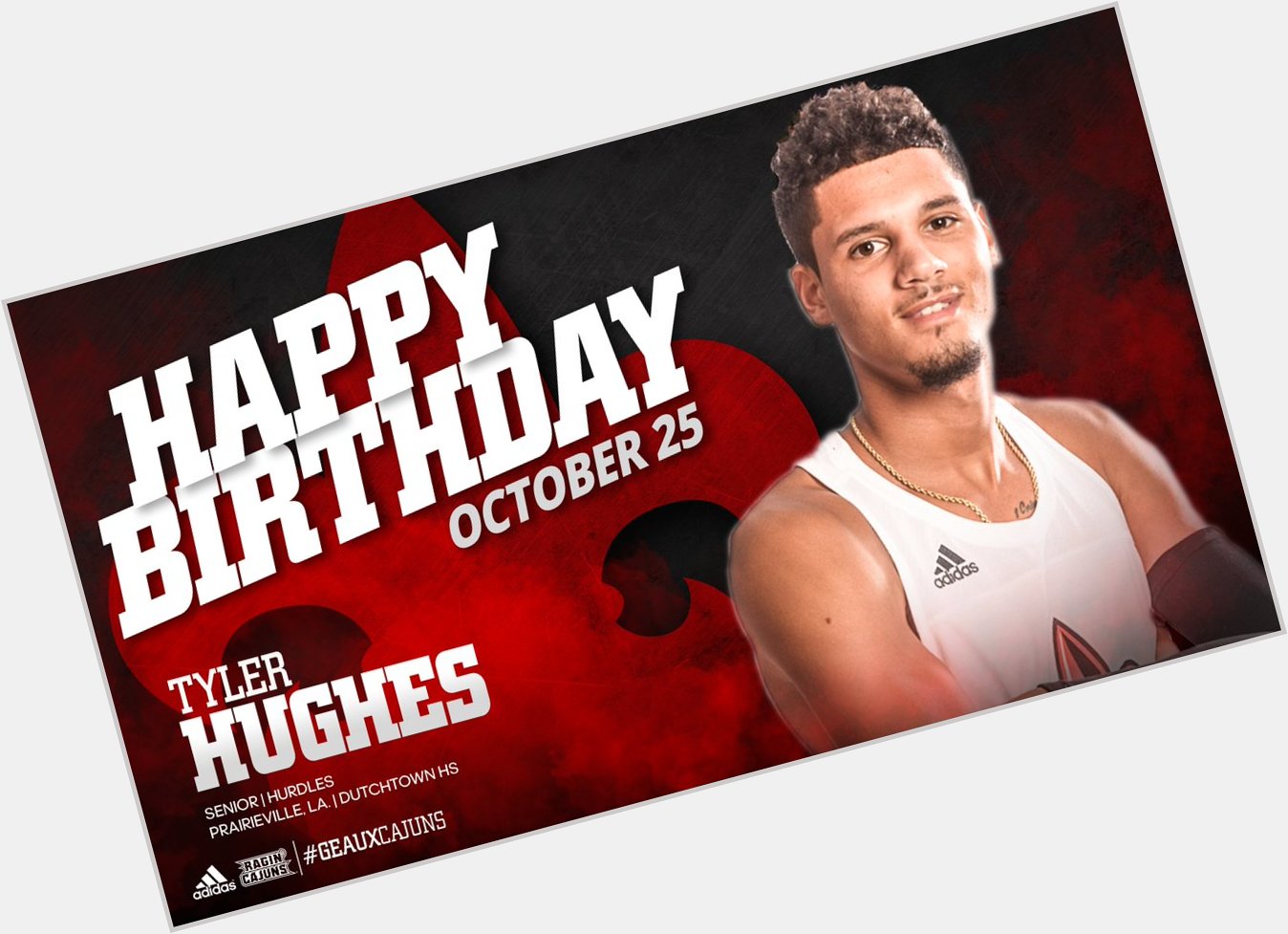   Happy Birthday to senior Tyler Hughes ( Best wishes on your special day!    