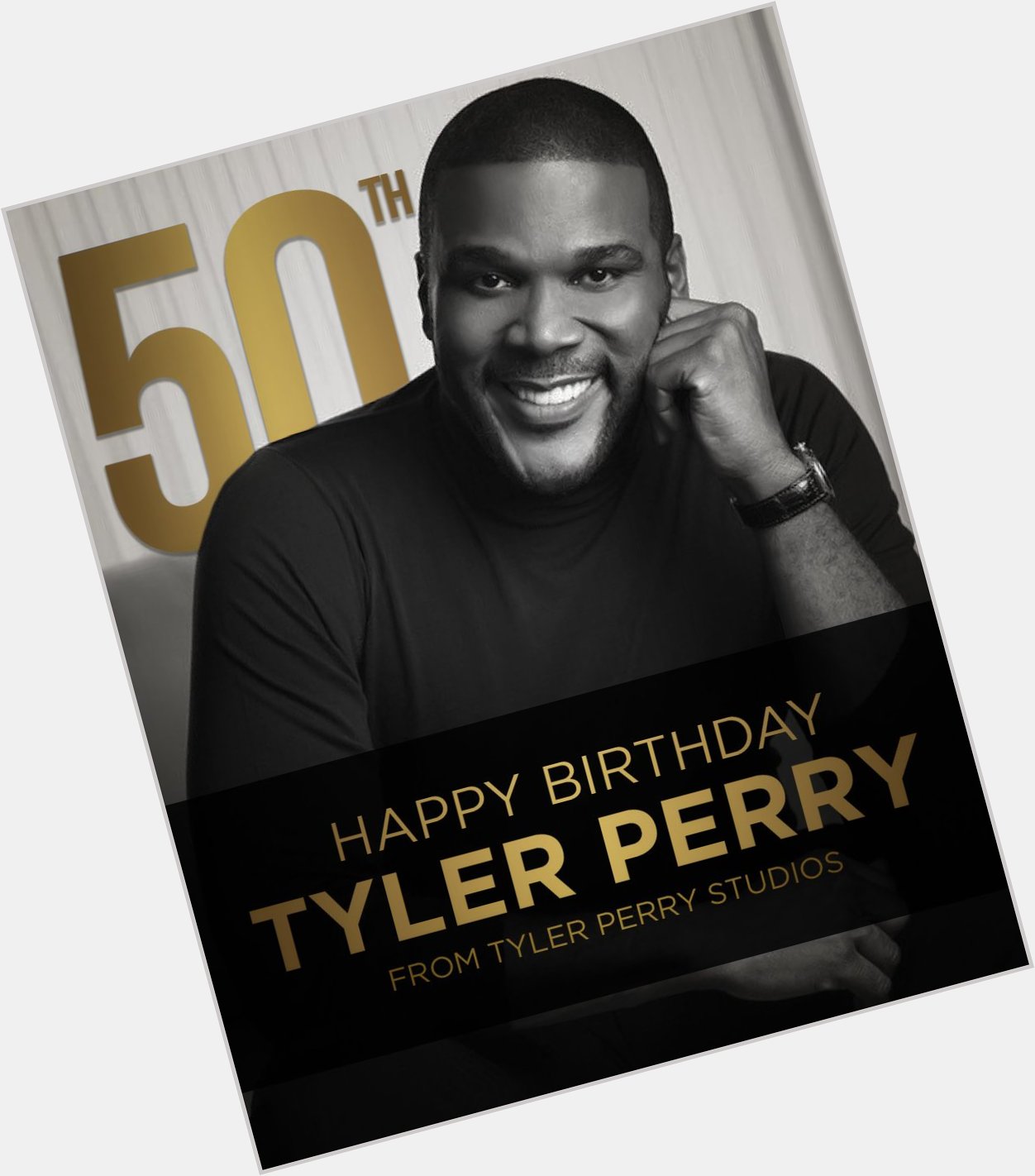Happy 50th Birthday to Tyler Perry from your Tyler Perry Studios Family! 