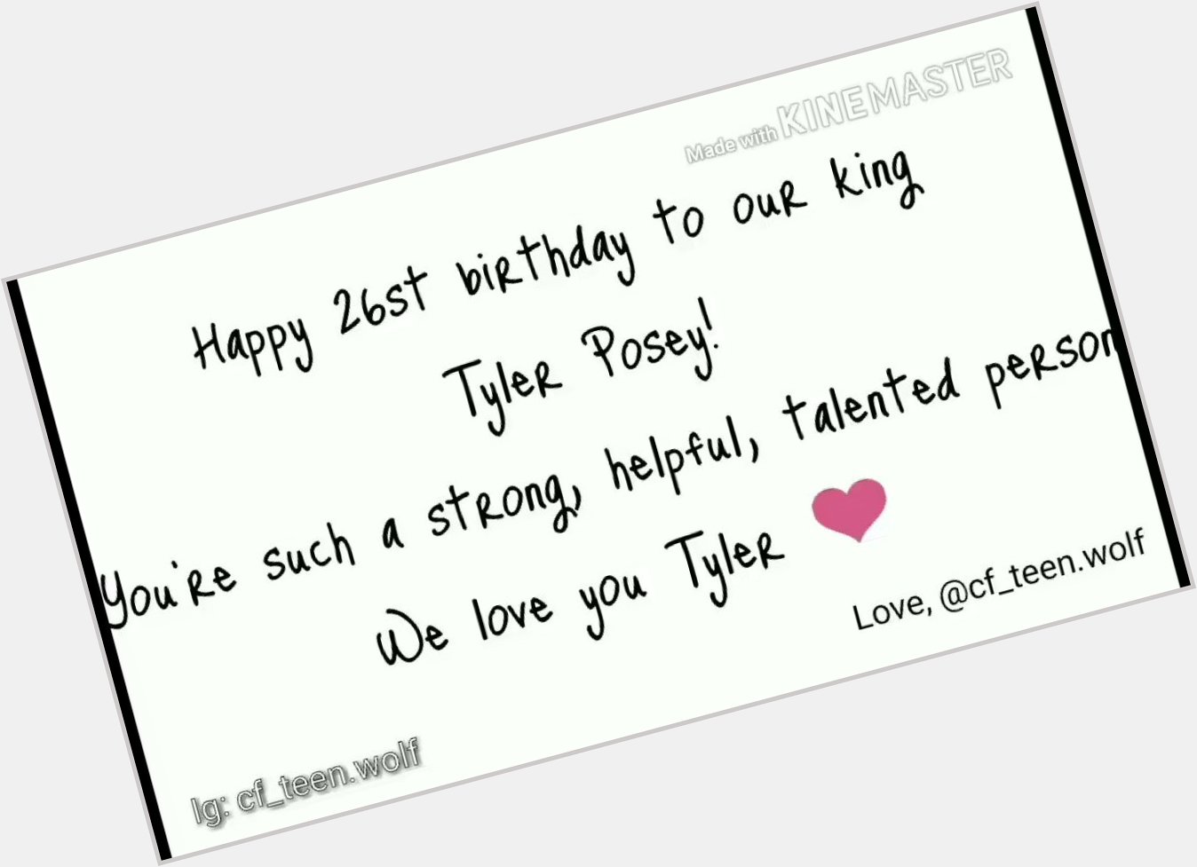 Happy Birthday to our king Tyler Posey!   Podéis mencionarlo porfa   