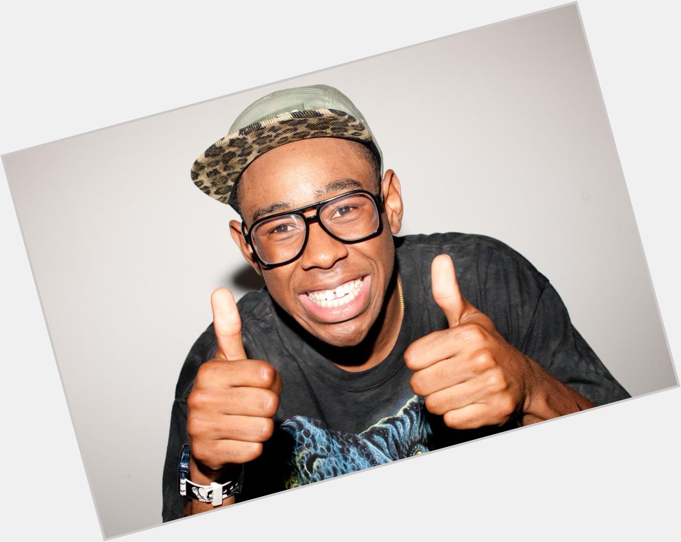 Happy Birthday, Tyler The Creator 
today! 