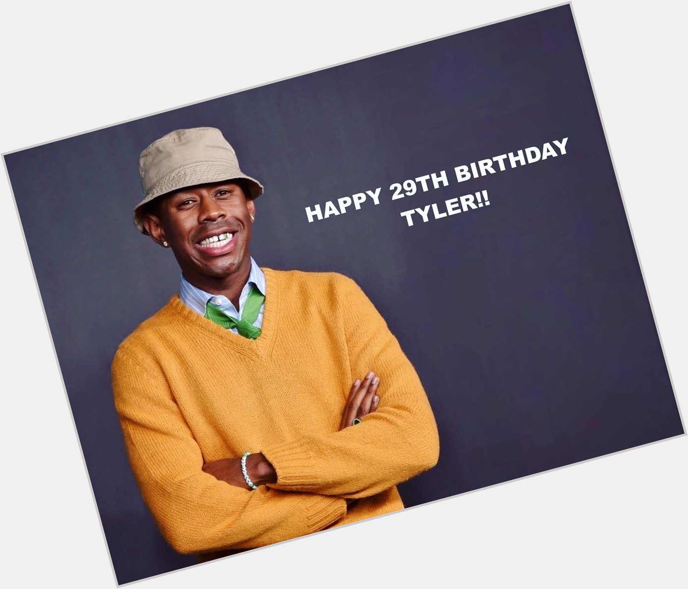 Happy birthday Tyler, The Creator!! 