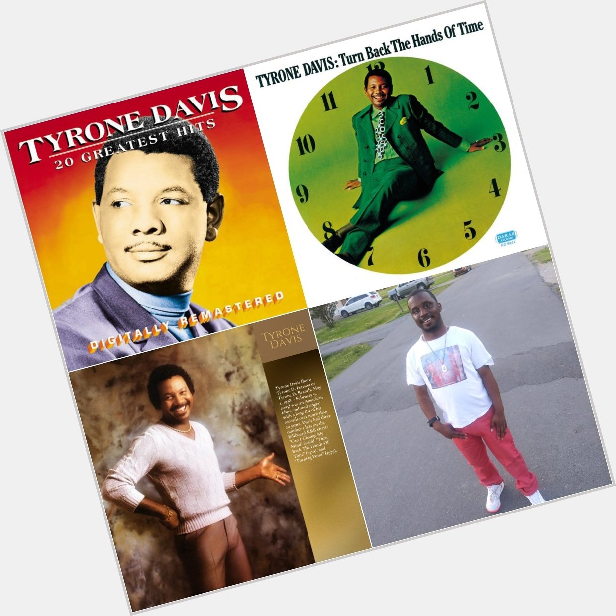 HAPPY BIRTHDAY 81 MR TYRONE DAVIS THE LEARGARY HALL OF FAME YOUR MUSIC WILL LIVE THOUGH KOKY ALL BLUES  