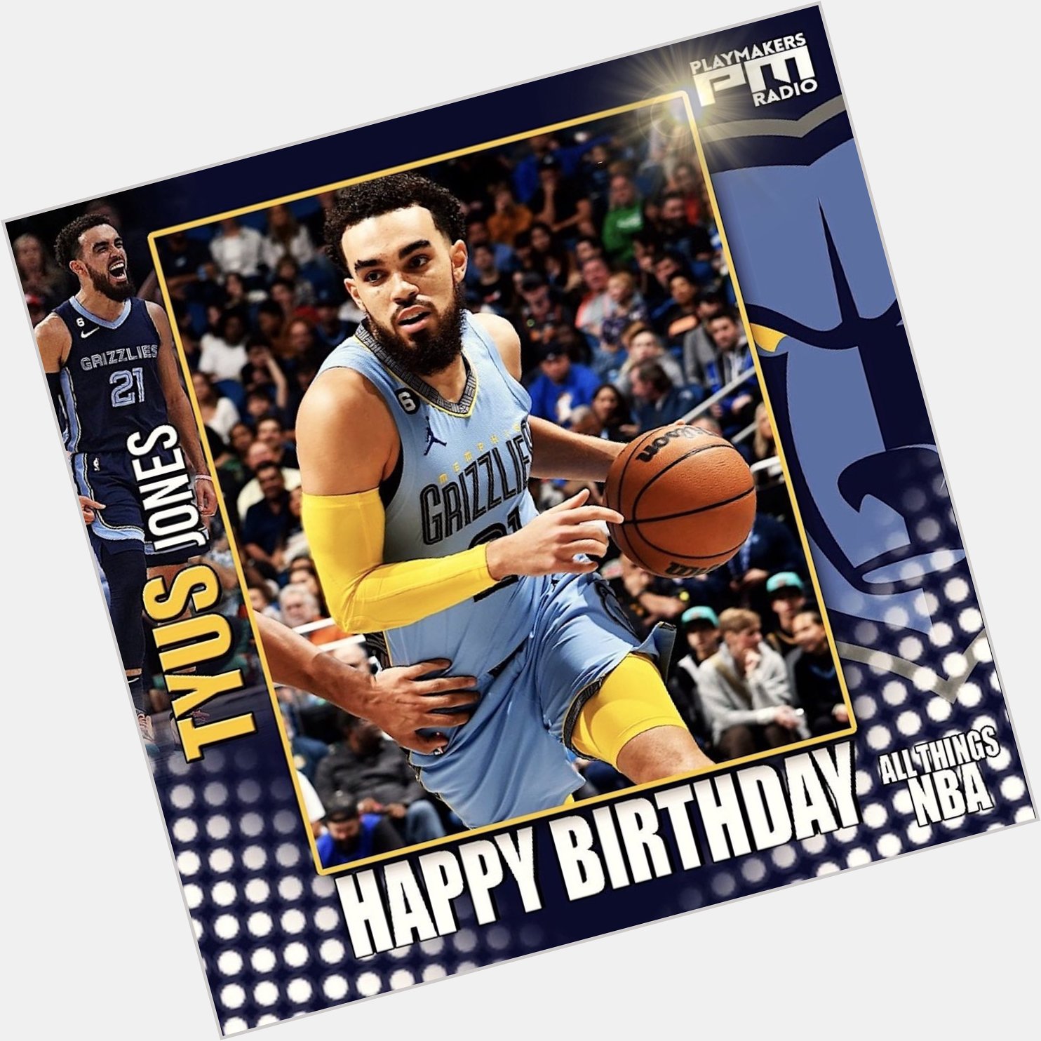 Join us in wishing Tyus Jones of the Memphis Grizzlies a very happy 27th birthday!!!   