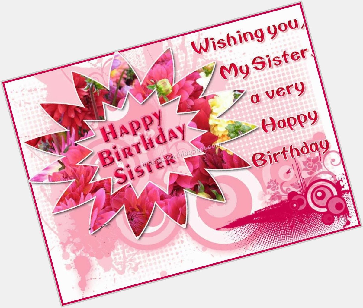 Happy birthday my sis hope anna wil wish u bless u ,god bless 