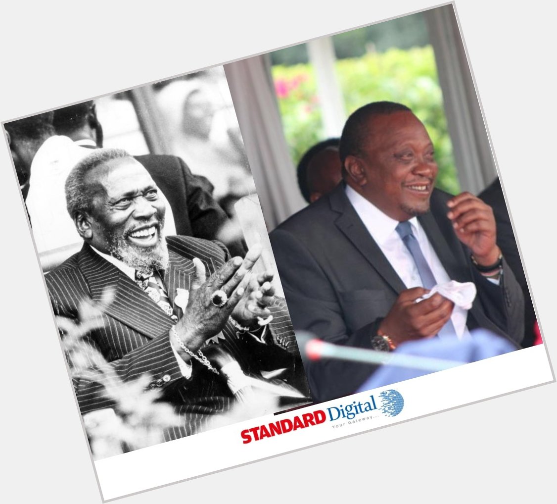 What are the comparisons between President Uhuru Kenyatta and his father?

Happy Birthday 