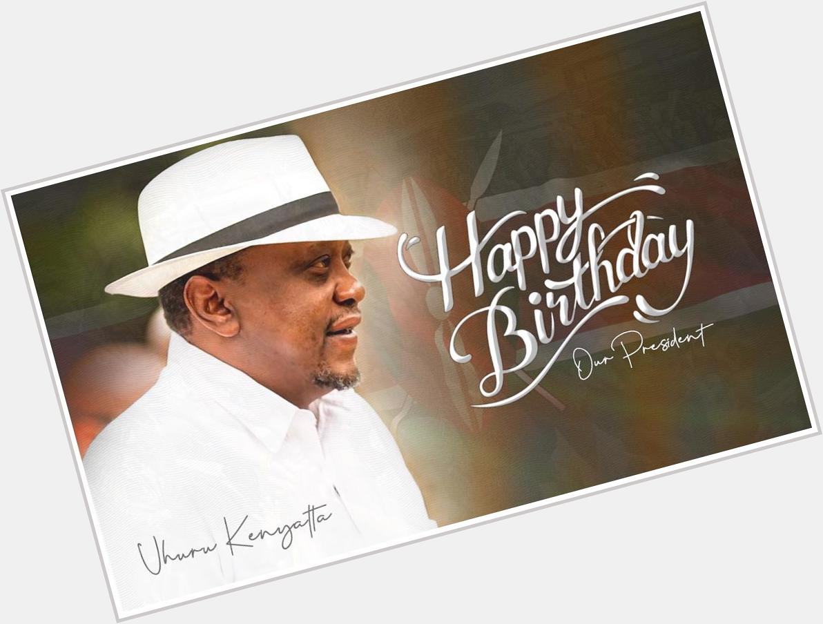 Happy 60th birthday president uhuru Kenyatta.

Photo : courtesy 