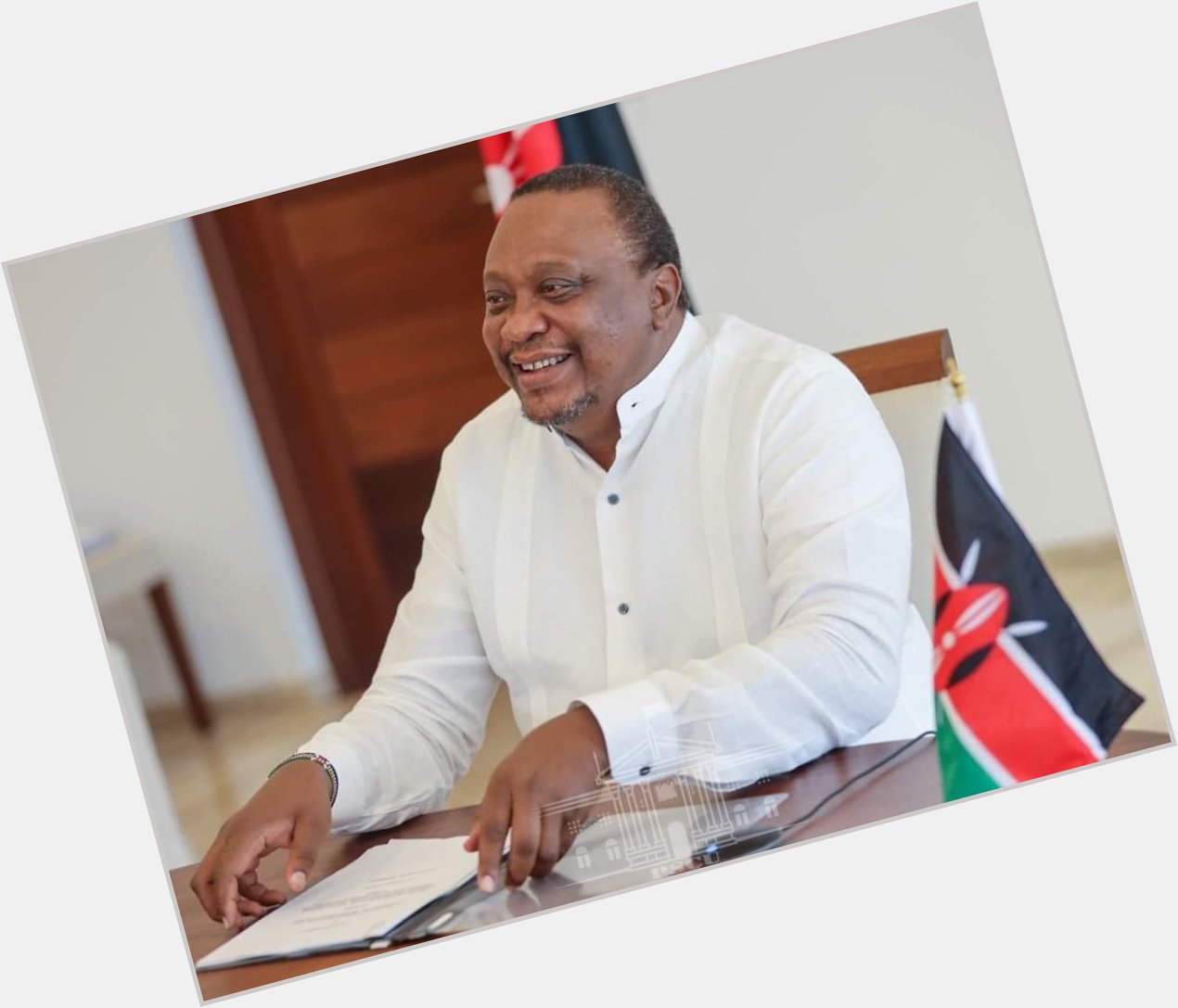 Help me wishing  H.E  Uhuru kenyatta.a HAPPY BIRTHDAY,and pray  for him to blow more candles 