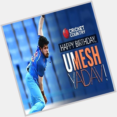 Happy birthday Umesh Yadav, turns 34 today!   