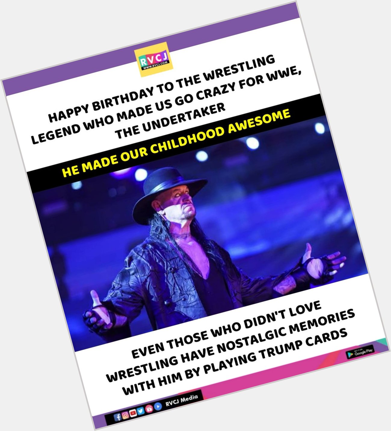 Happy Birthday \"The Undertaker\"    
