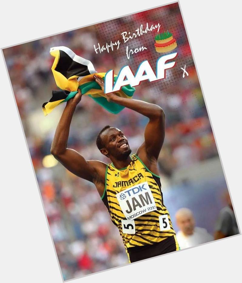 Happy Birthday to the Worlds Fastest Man: Usain Bolt!! 