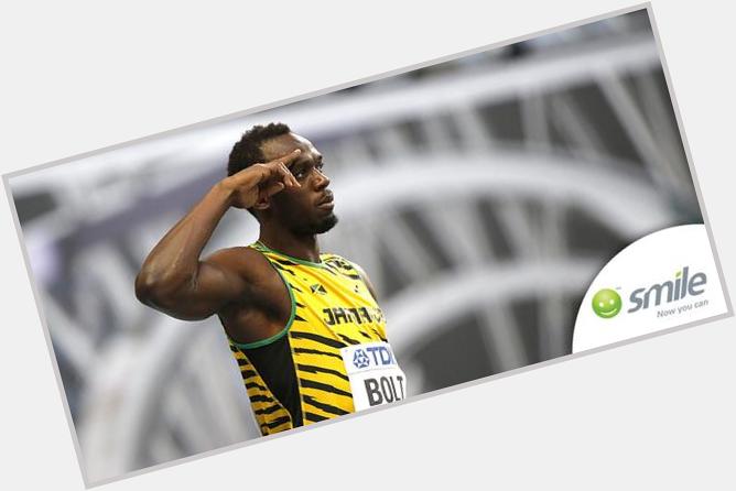 The BOLT is a year older today! Happy birthday, Usain Bolt! to wish him a happy birthday. 