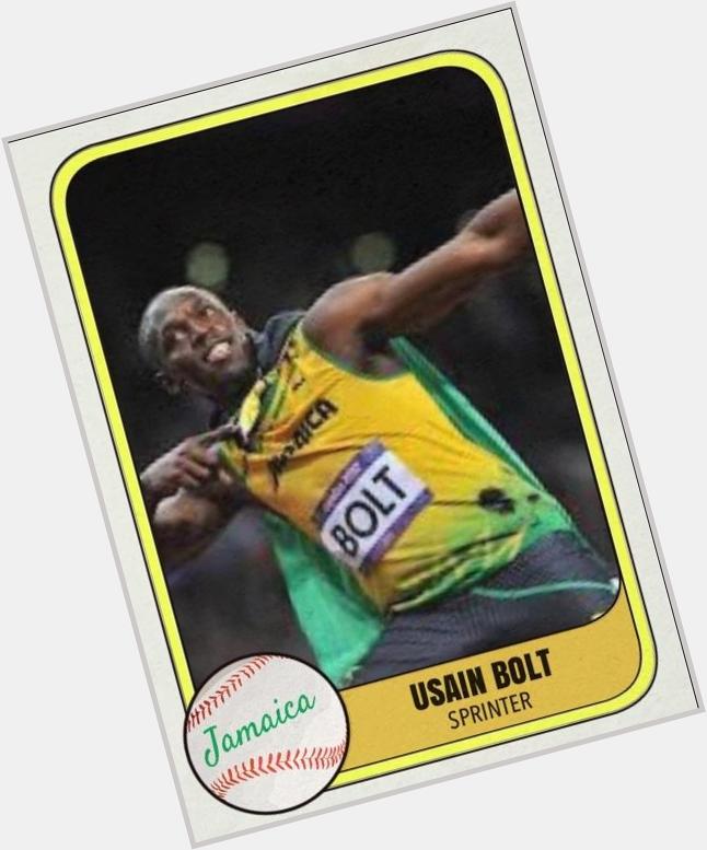 Happy 28th birthday to gold medalist Usain Bolt.  