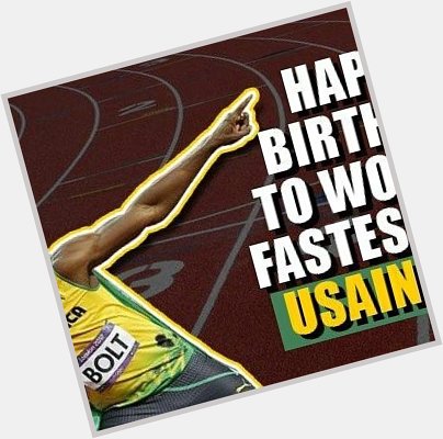 Happy birthday # usain bolt 