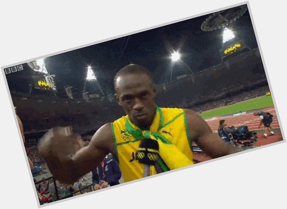 Happy Birthday to Usain Bolt! This year went as fast as you! 