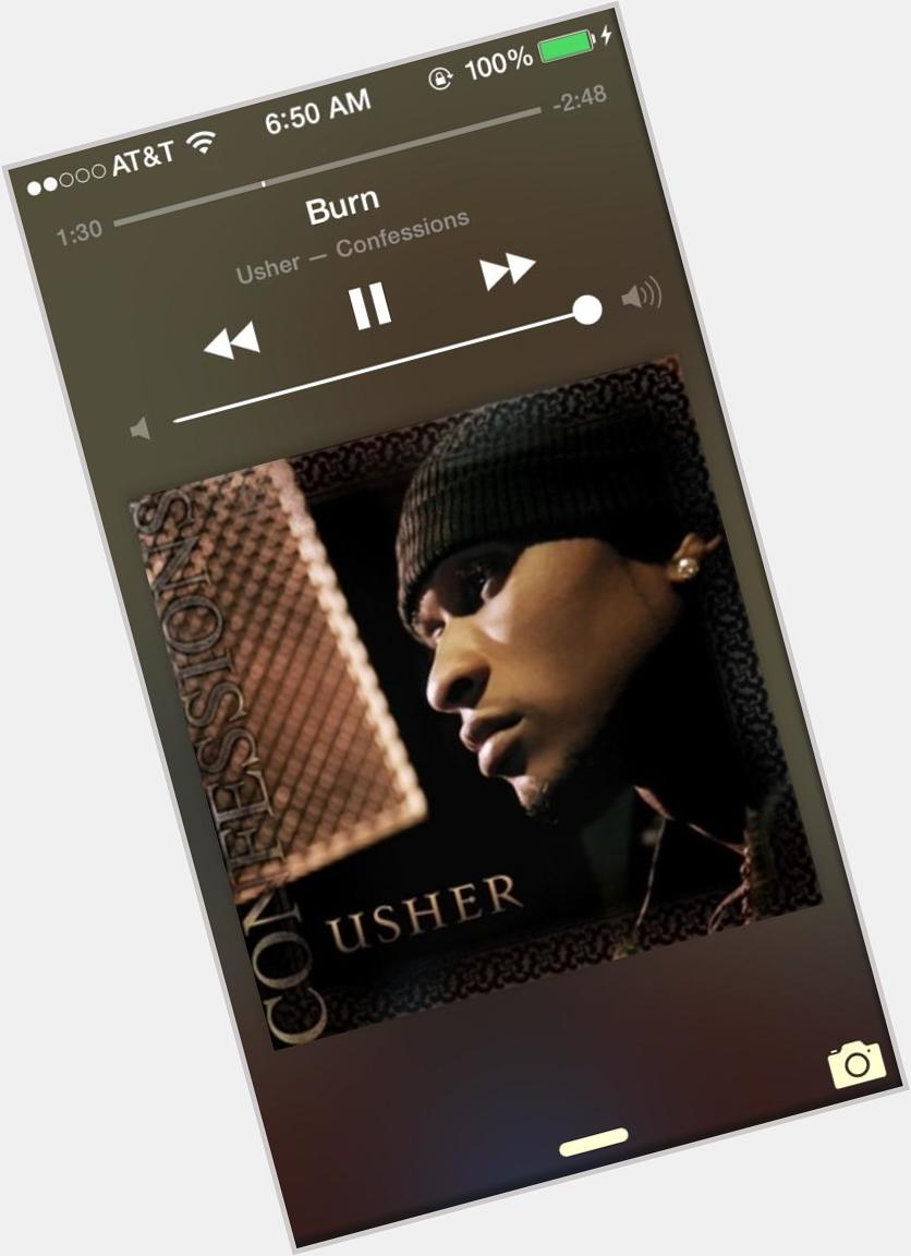 In honor of birthday today! Happy 36th Birthday! bout to bump Usher all day lol. might be in my feelings  
