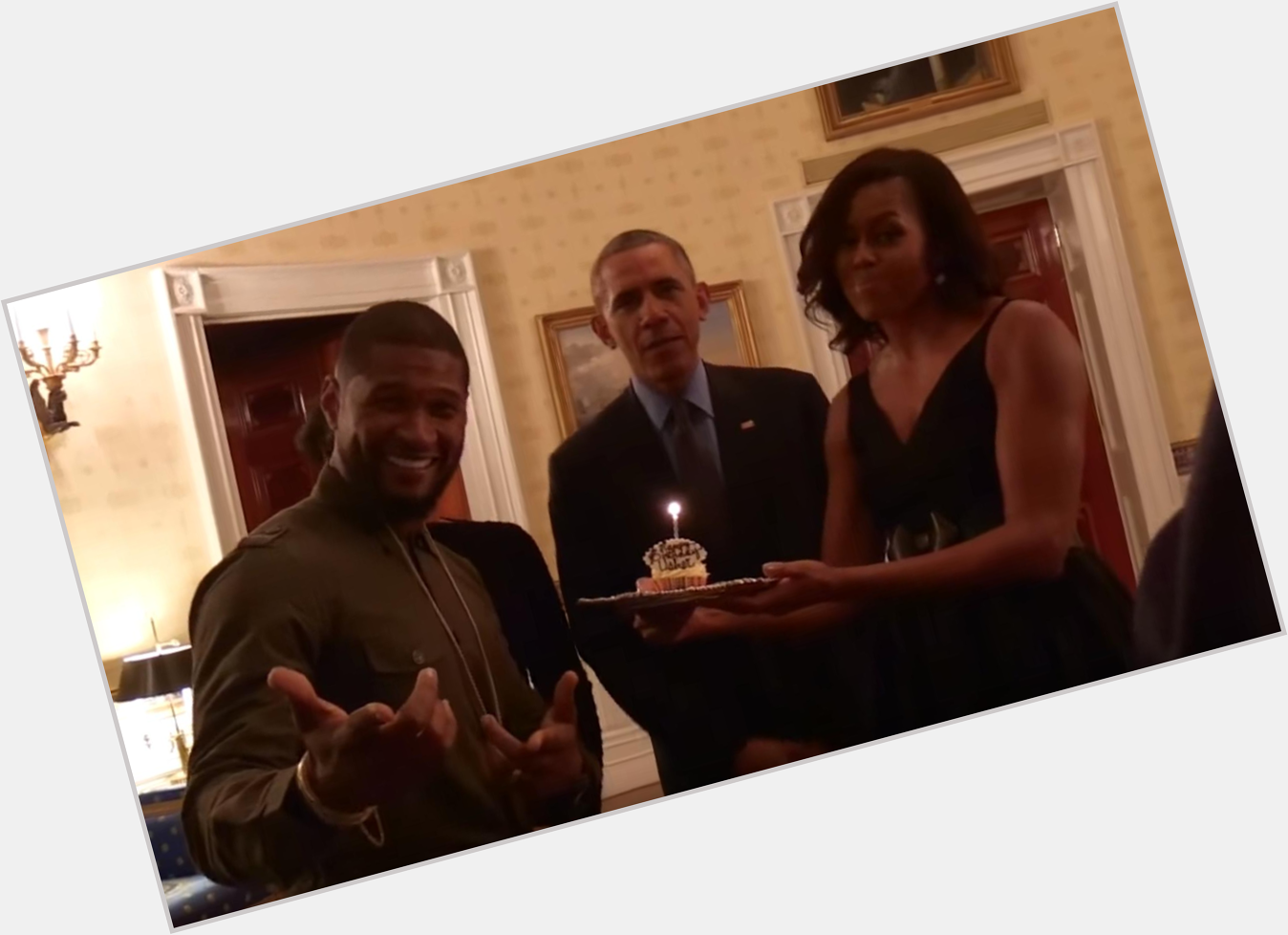 The Obamas singing happy birthday to is just so joyful:  
