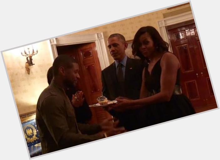 Watch Barack and Michelle Obama sing Happy Birthday to Usher. Yes, Usher:
 