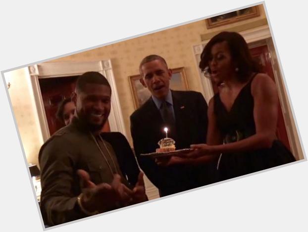A Gift From The President & First Lady: Barack & Michelle Obama sing happy birthday to Usher  