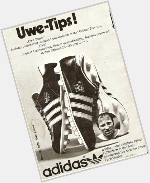 Happy birthday Uwe Seeler, 81 today. A true Adidas aficionado... 